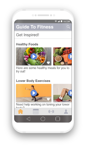 image of workout screen on iphone
