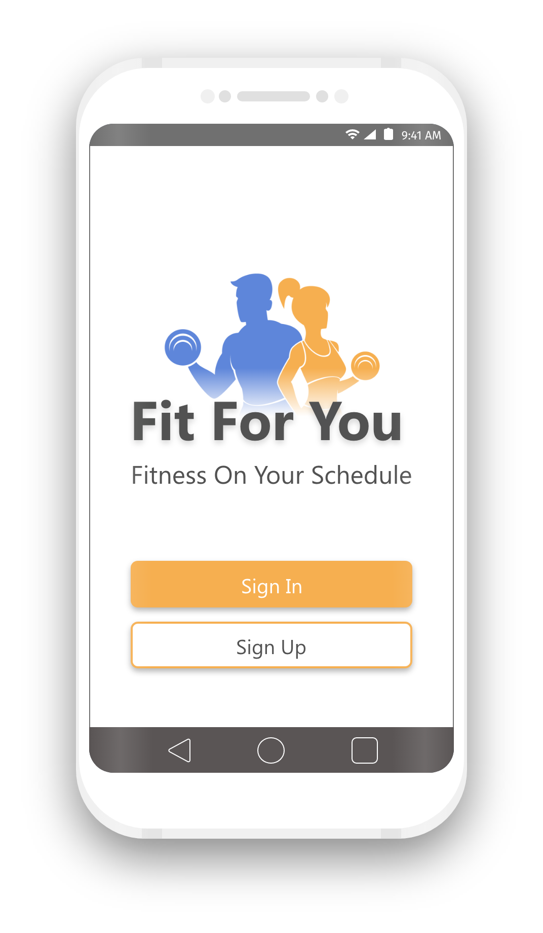 image of workout screen on iphone
