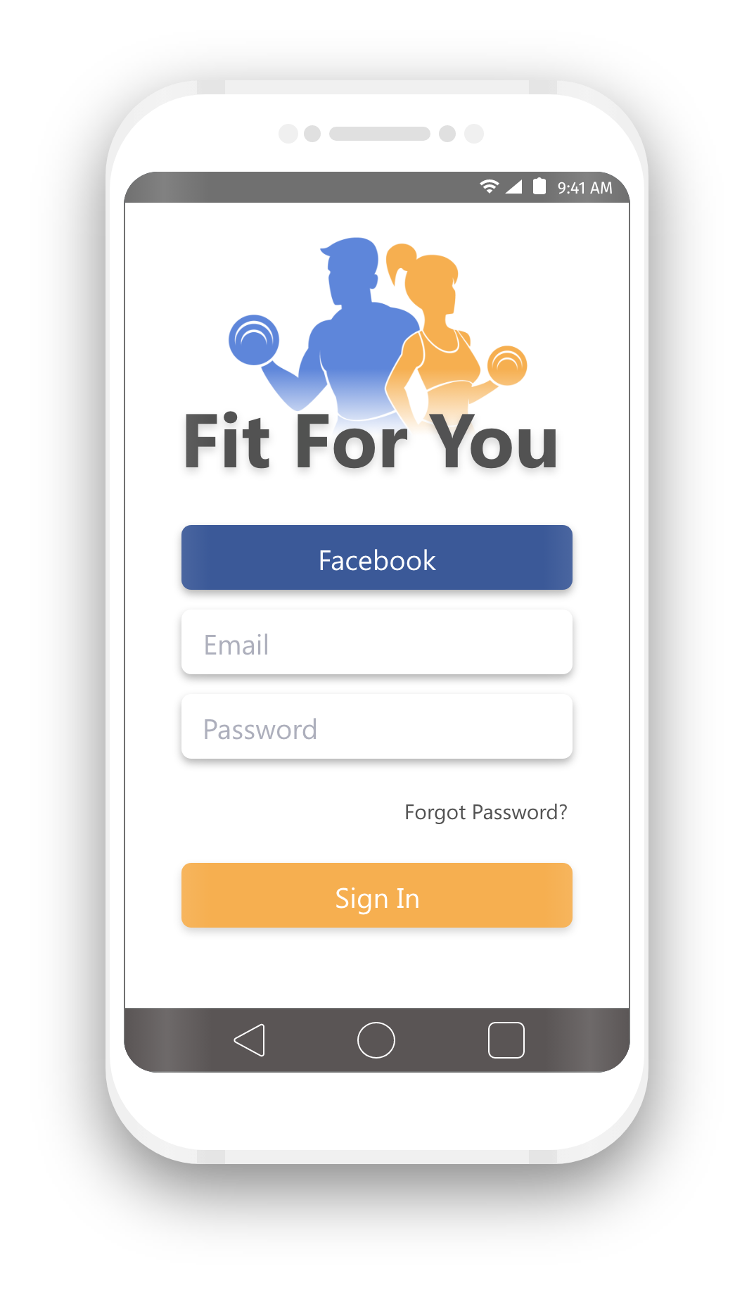 image of workout screen on iphone