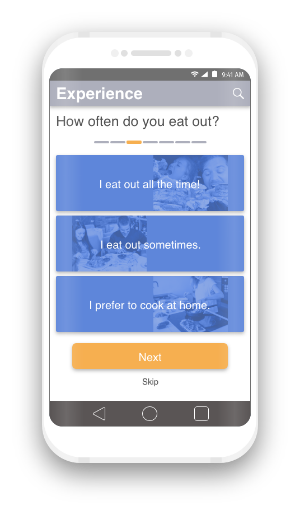 image of workout screen on iphone