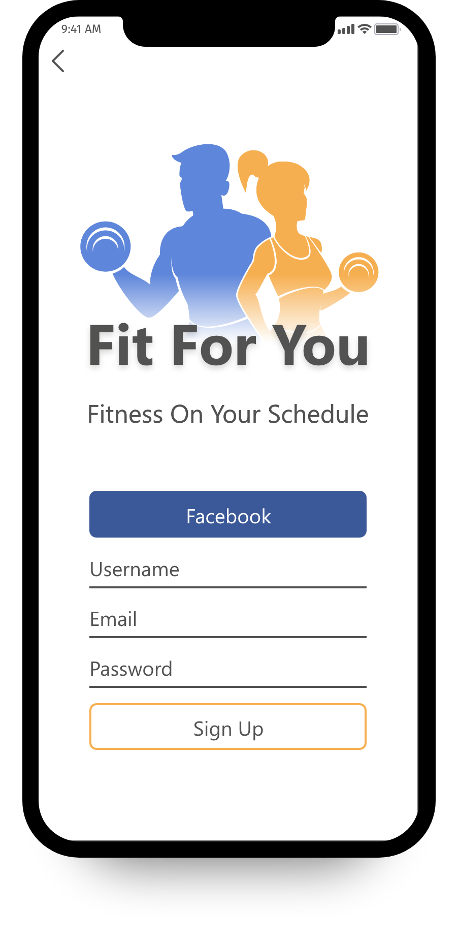 image of workout screen on iphone