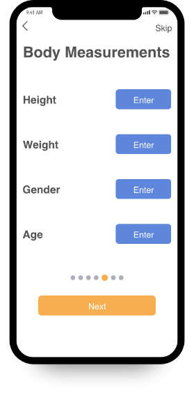 image of workout screen on iphone