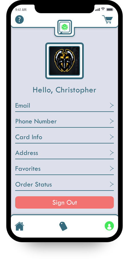 image of IOS Games N Things screen
