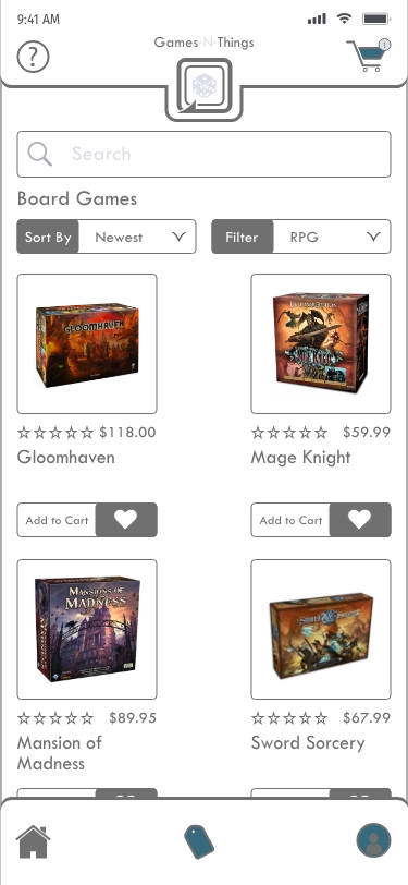 image of mid fidelity games n things screen