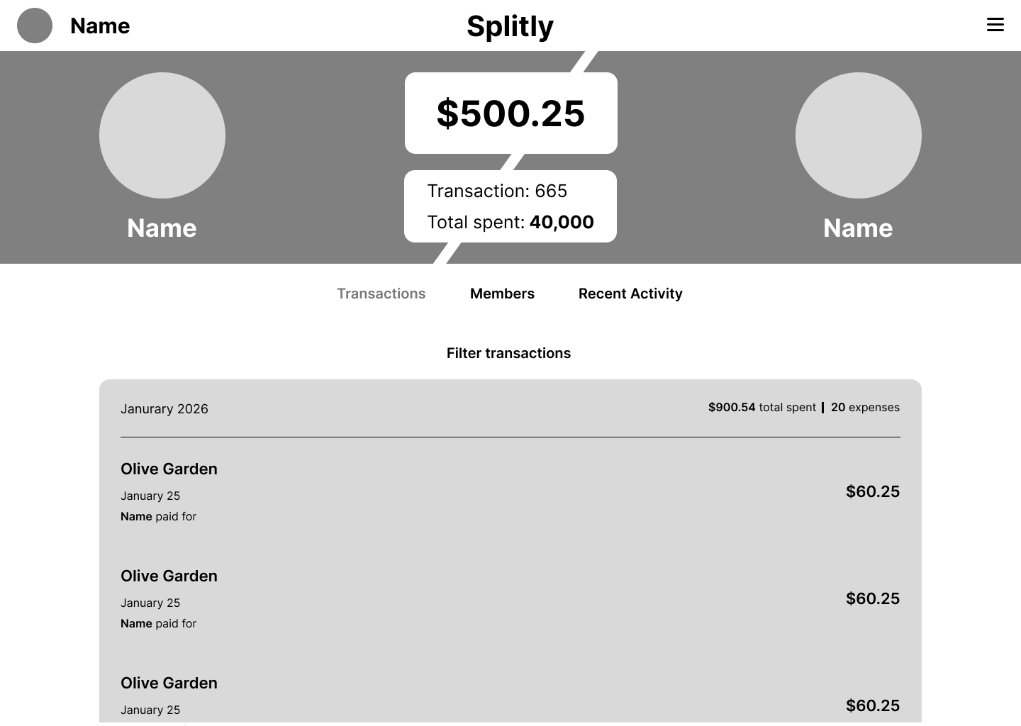 image of low fidelity honey split screen