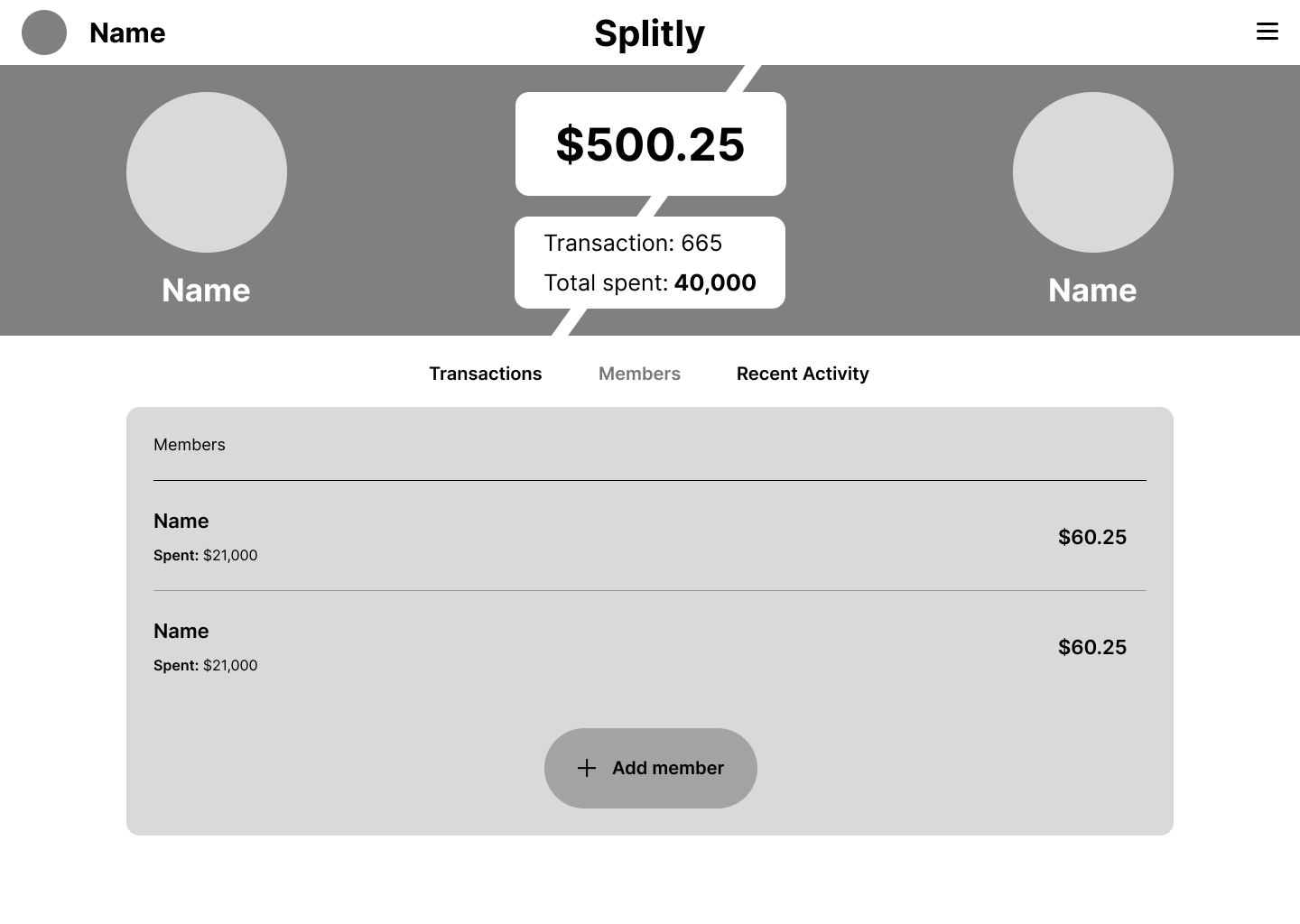 image of low fidelity honey split screen
