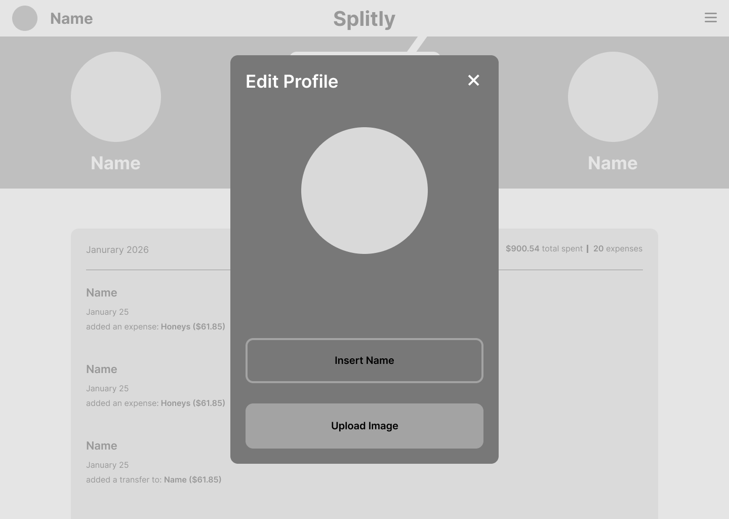 image of low fidelity honey split screen