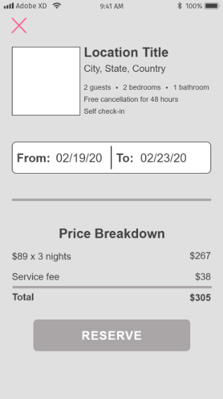image of black and white Travel Xp screen on iphone