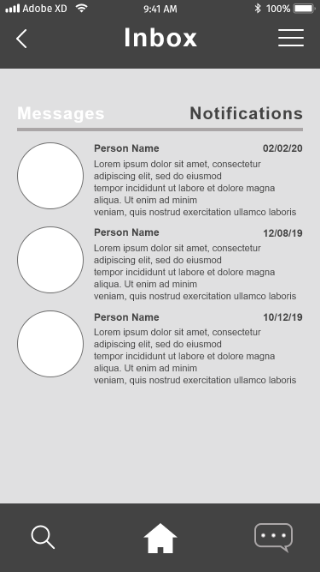 image of black and white Travel Xp screen on iphone