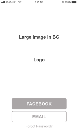 image of black and white Travel Xp screen on iphone
