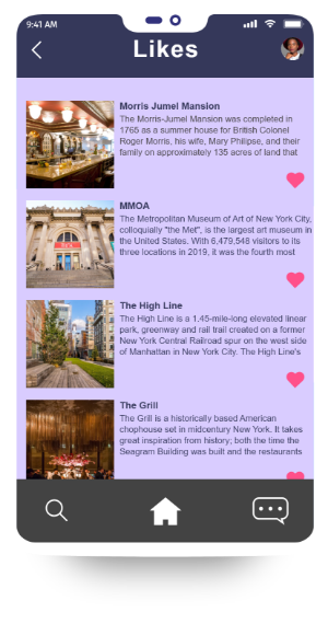 image of IOS Travel XP screen final