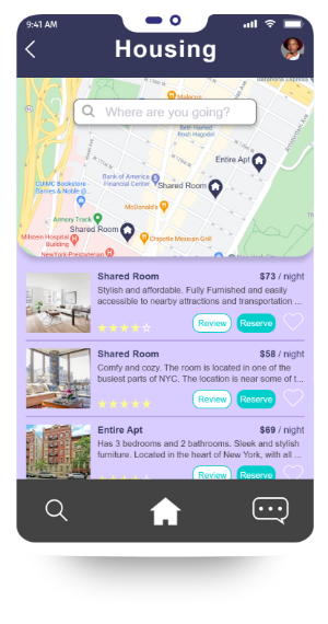 image of IOS Travel XP screen